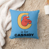 Coussin Alphabet d'Elmo | C Orange (Couverture)
