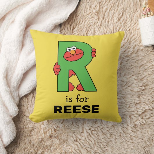 Coussin Alphabet d'Elmo | R Green (Couverture)