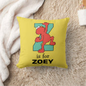 Coussin Alphabet d'Elmo | Z sarcelle (Couverture)