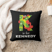 Coussin Alphabet Elmo | K Kiwi (Couverture)