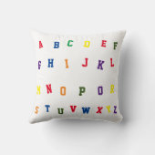 Coussin Alphabet personnalisé (Verso)