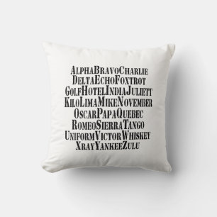 COUSSIN ALPHABET PHONETIQUE / MOTS DE CODE
