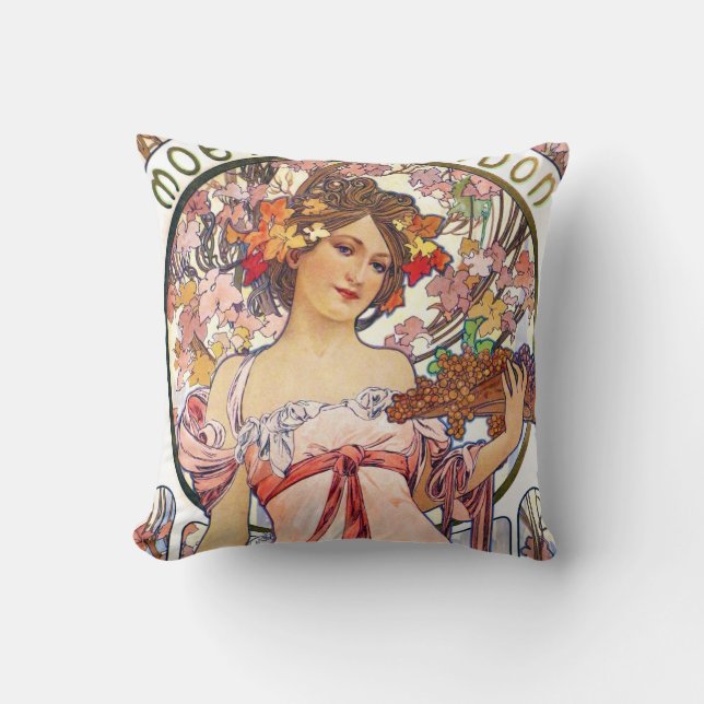 Coussin Alphonse Mucha (Recto)