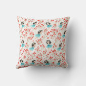 Coussin Altami Cute Floral Girl Pillow – Décoration de nur (Verso)