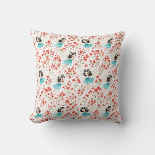 Coussin Altami Cute Floral Girl Pillow – Décoration de nur (Recto)