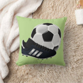 Coussin Amants du football de garçons personnalisables (Couverture)