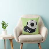 Coussin Amants du football de garçons personnalisables (Chaise)