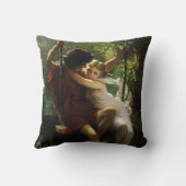 Coussin Amants sur une balançoire. Le Printemps de Pierre (Verso)