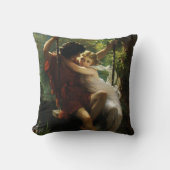 Coussin Amants sur une balançoire. Le Printemps de Pierre (Recto)