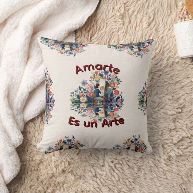 Coussin Amarte es un Arte (Couverture)