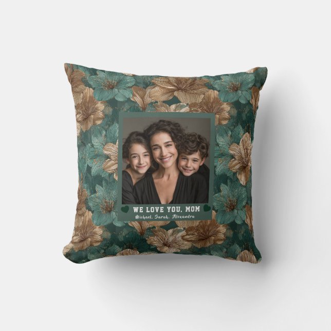Coussin Amaryllis Meilleure Maman Chat Décoration Design H (Recto)