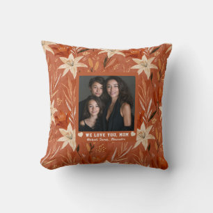 Coussin Amaryllis Meilleure Maman Maman Décoration Intéri