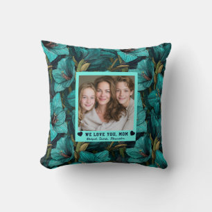 Coussin Amaryllis  Meilleure Mummy Mama Décoration Esthéti