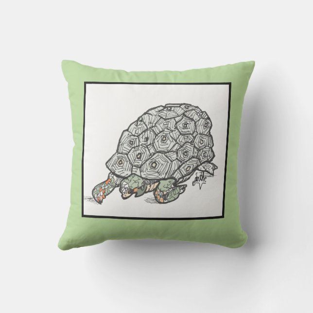 Coussin amateur de tortue (Verso)
