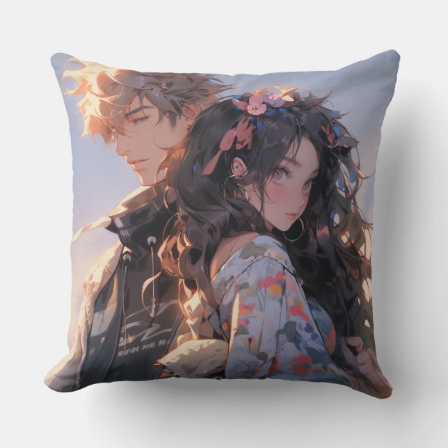 Coussin Amateurs d'anime (Recto)