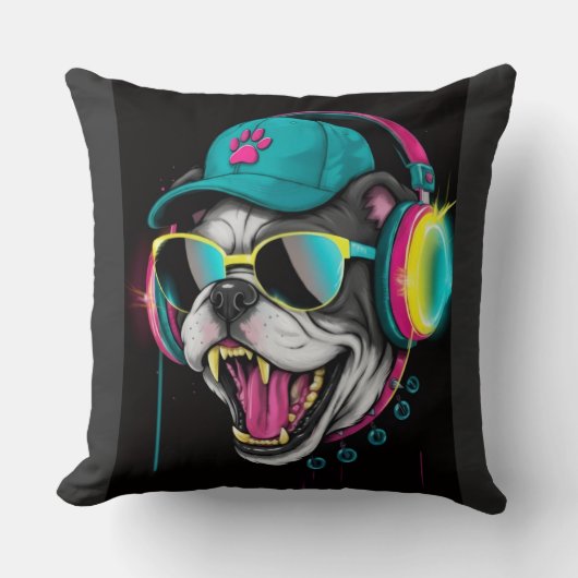 Coussin Amateurs de Bull-dog (Recto)