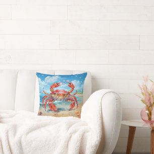 Coussin Amateurs de crabe de plage