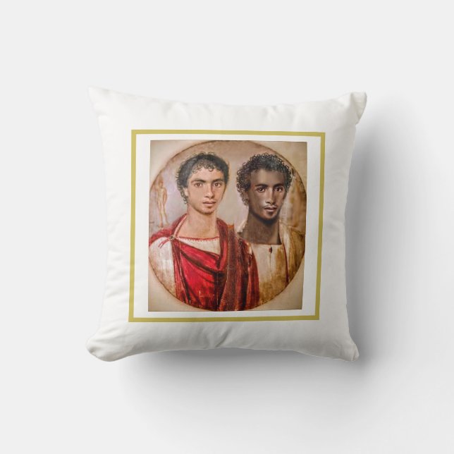 Coussin Amateurs de fayum ... époque romaine Egypte (Recto)