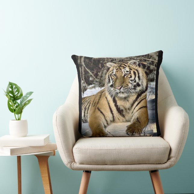 Coussin Amateurs de tigres (Chaise)