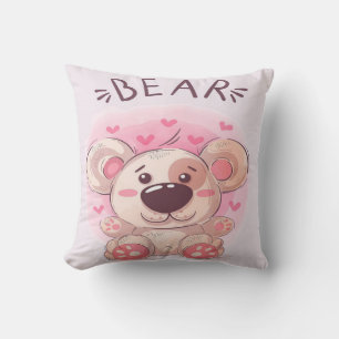 Coussin Amateurs d'ours en peluche Cadeau pour enfants