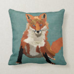 Coussin Amber Fox<br><div class="desc">Conception par Nicole King ©2014</div>