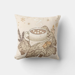 Coussin Ambiance Cosy d'Hiver – Design Minimaliste de Tass