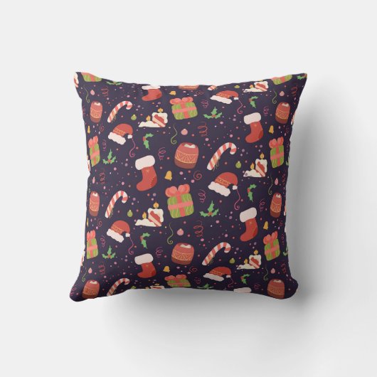 Coussin Ambiance de Noël (Verso)