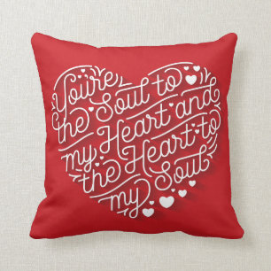 Coussin Âme/coussin de coeur