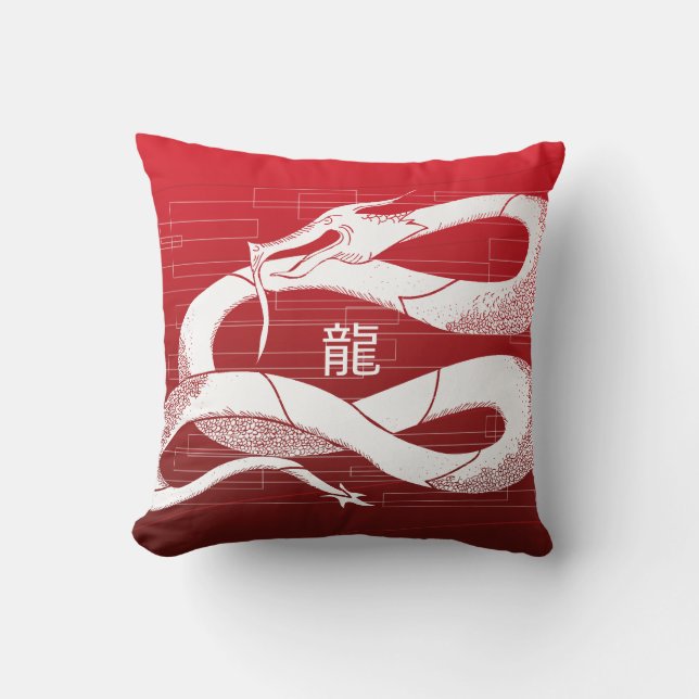 Coussin Âme dragon : Patriote (Recto)
