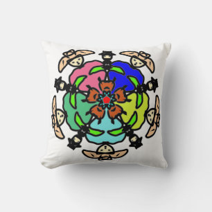 Coussin Âme florale vibrante