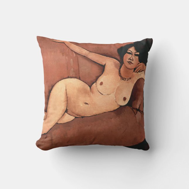 Coussin Amedeo Modigliani Femme Sur Un Canapé (Recto)