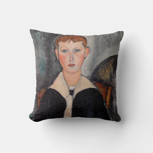 Coussin Amedeo Modigliani - Garçon en Sailor (Recto)