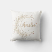 Coussin Amelia Decorative Pillow - Elegant Celestial Moon  (Recto)