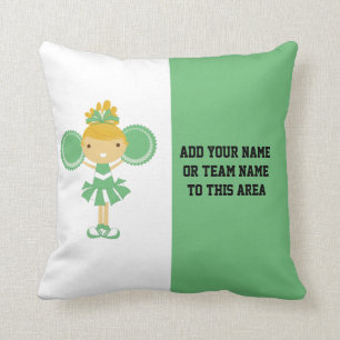 Coussin américain Cheerleading vert de MOJO