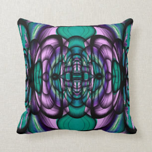 Coussin Américain turquoise et pourpre MoJo Pillo de