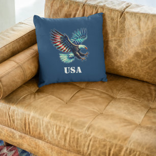 Coussin American Eagle Patriotic USA