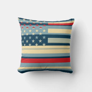 Coussin American Flag Pop Art
