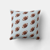 Coussin American Football Ball Boy Photo (Verso)
