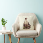 Coussin American Game Hen et poulets de bébé (Chaise)