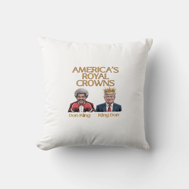 Coussin America's Crowns And Don Graphic (Recto)