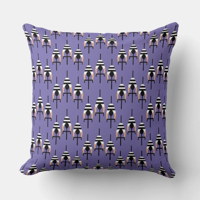 Coussin Amérique cycliste (Recto)