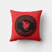 Coussin Amérique du Nord (Verso)