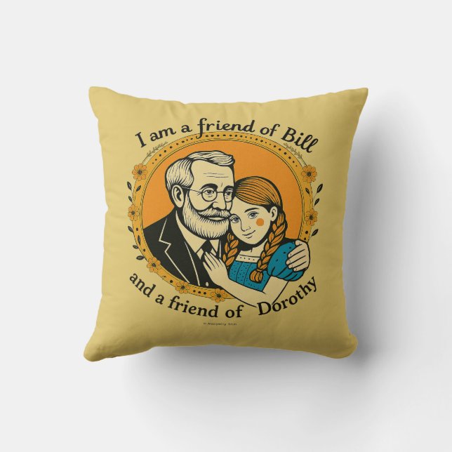 Coussin Ami de Bill et de Dorothy -  (Verso)