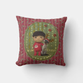 Coussin Ami de marionnettes de Noël (Recto)