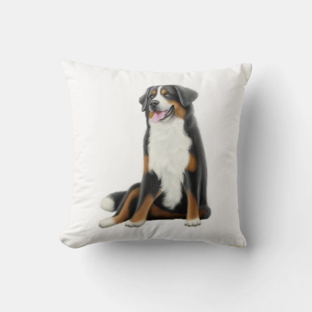 Coussin amical de chien de montagne de Bernese (Recto)