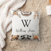 Coussin Amis Animaux de la Forêt de Bois Mignon Crèche de (Couverture)