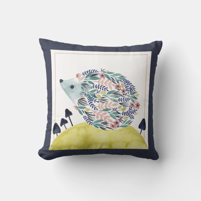 Coussin Amis de Clementine | Cochon de couverture d'art po (Recto)