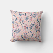 Coussin Amis de la forêt dans une forêt d'hiver douillette (Recto)