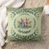 Coussin Amis de la forêt enchantée personnalisés (Couverture)