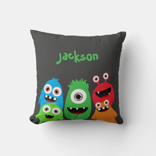 Coussin Amis de monstre (Recto)